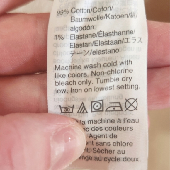 NWOT Madewell Cream High-Rise Pants, Size 25 - Picture 7 of 7